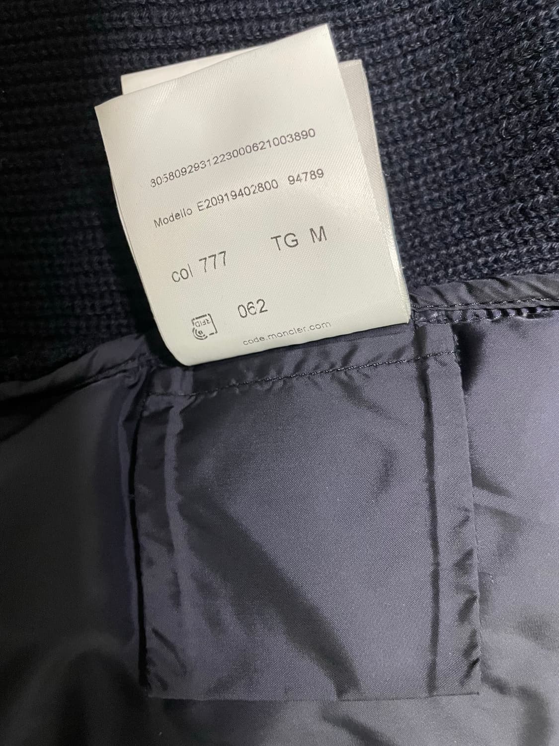 신세계백화점구매 {정품} 몽클레어 니트패딩 후드집업 가디건 상품이미지7