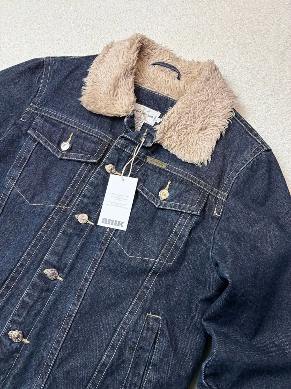 CK 캘빈클라인 00's 양털 쉐르파 데님 자켓 PN6005 상품이미지2