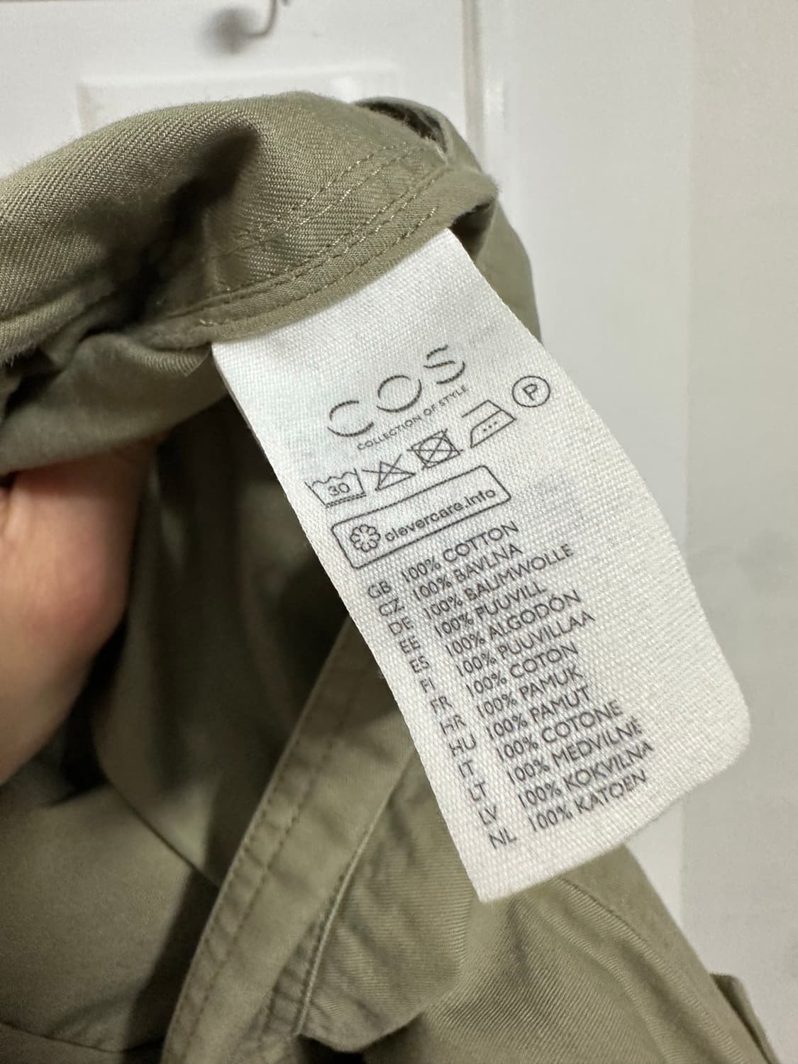 코스 COS 오가닉 코튼 자켓 상품이미지4