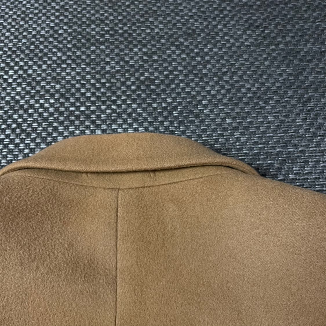 인사일런스 울 캐시미어 혼방 카멜 코트 M 상품이미지5