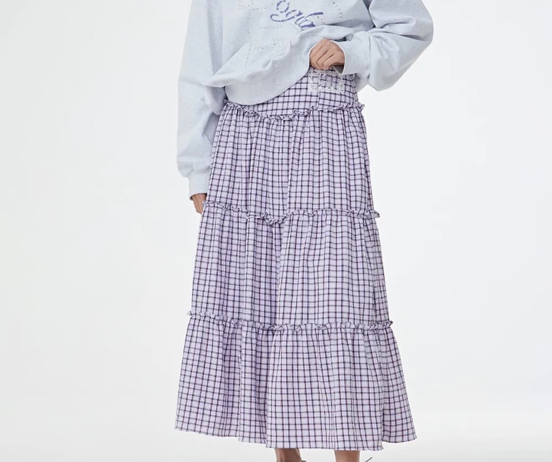 포그던 셔링 캉캉 스커트 상품이미지2