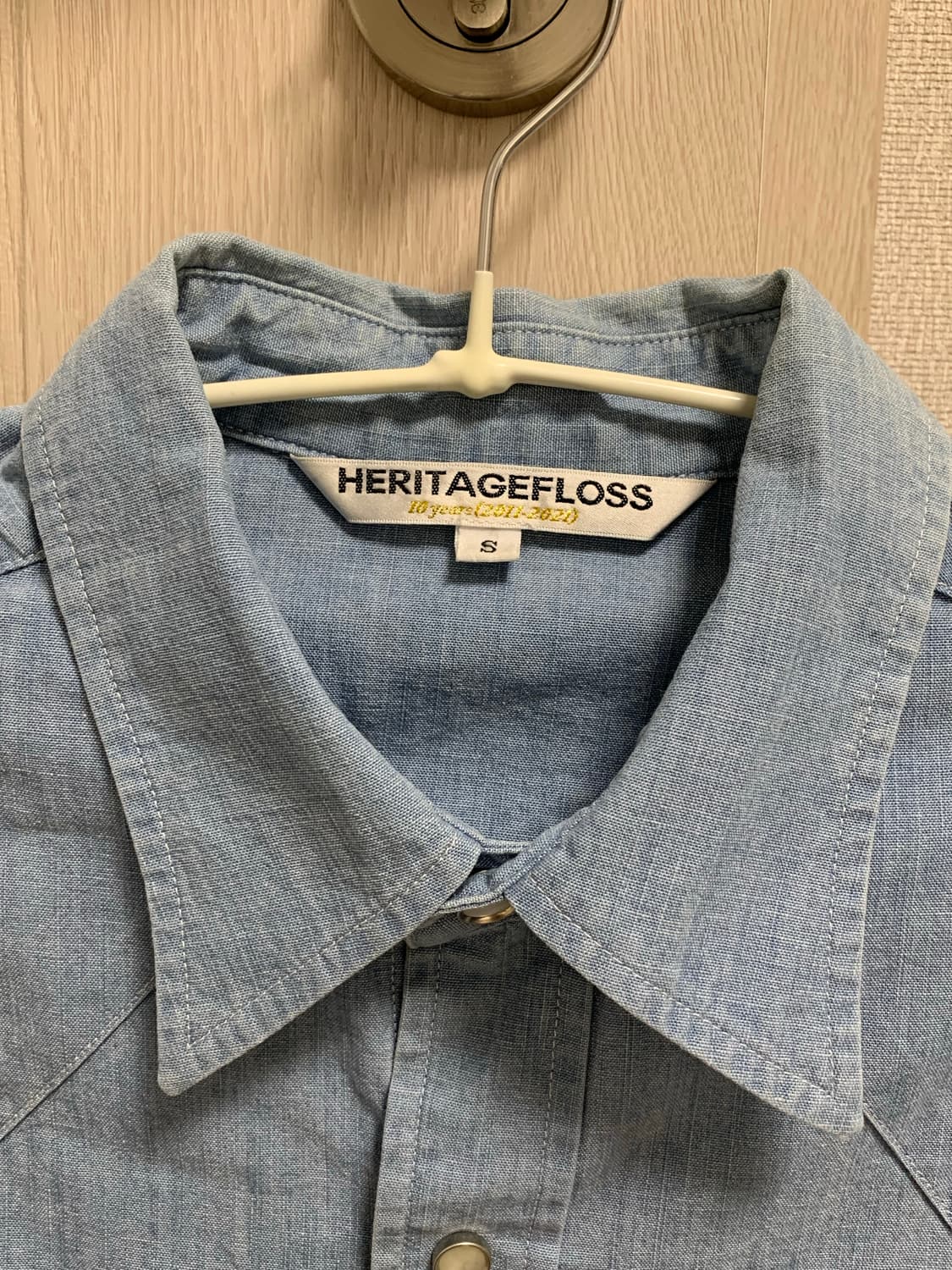 헤리티지플로스 샴브레이 웨스턴셔츠  상품이미지2