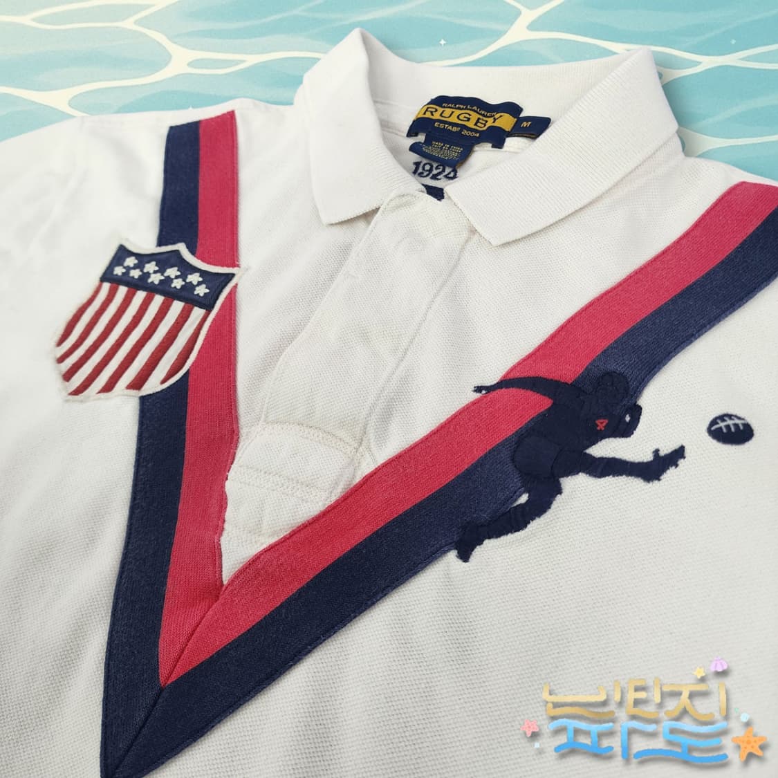 M POLO 폴로랄프로렌 USA 럭비 PK 카라티 상품이미지5