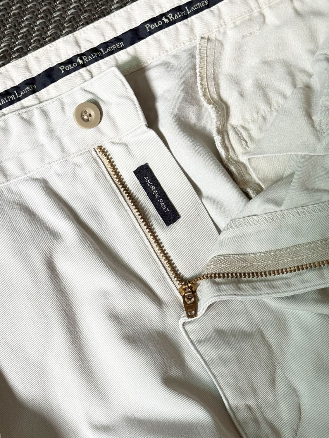 (34) 90s 폴로 랄프로렌 앤드류 더블 플리츠 치노 팬츠 상품이미지3