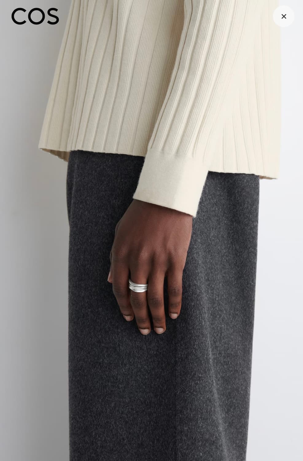 2pack hammered rings 상품이미지1