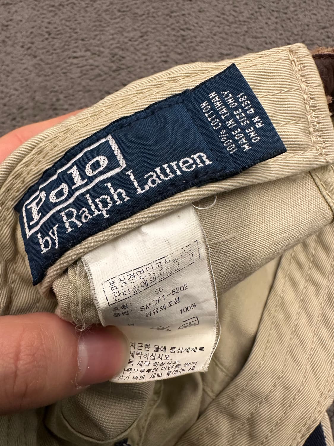 폴로 랄프로렌 가죽 스트랩 캡 처분  상품이미지3