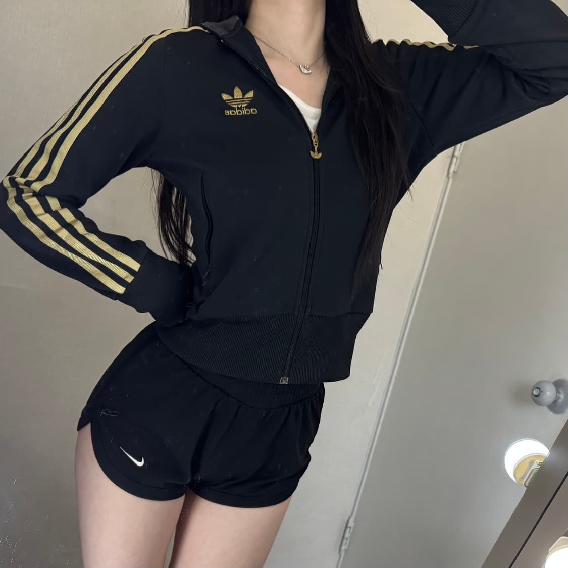 아디다스 불꽃 파이어버드 후드 트랙탑 금검 져지 상품이미지1
