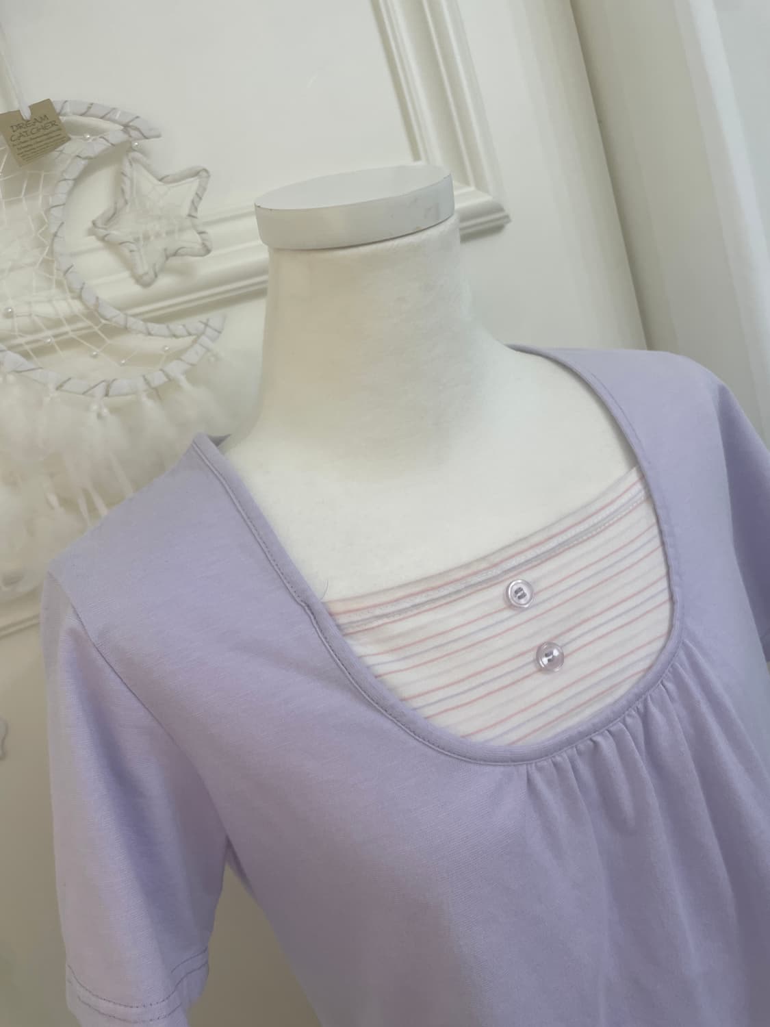 MARIE CLAIRE lavender mori stripe point 상품이미지7