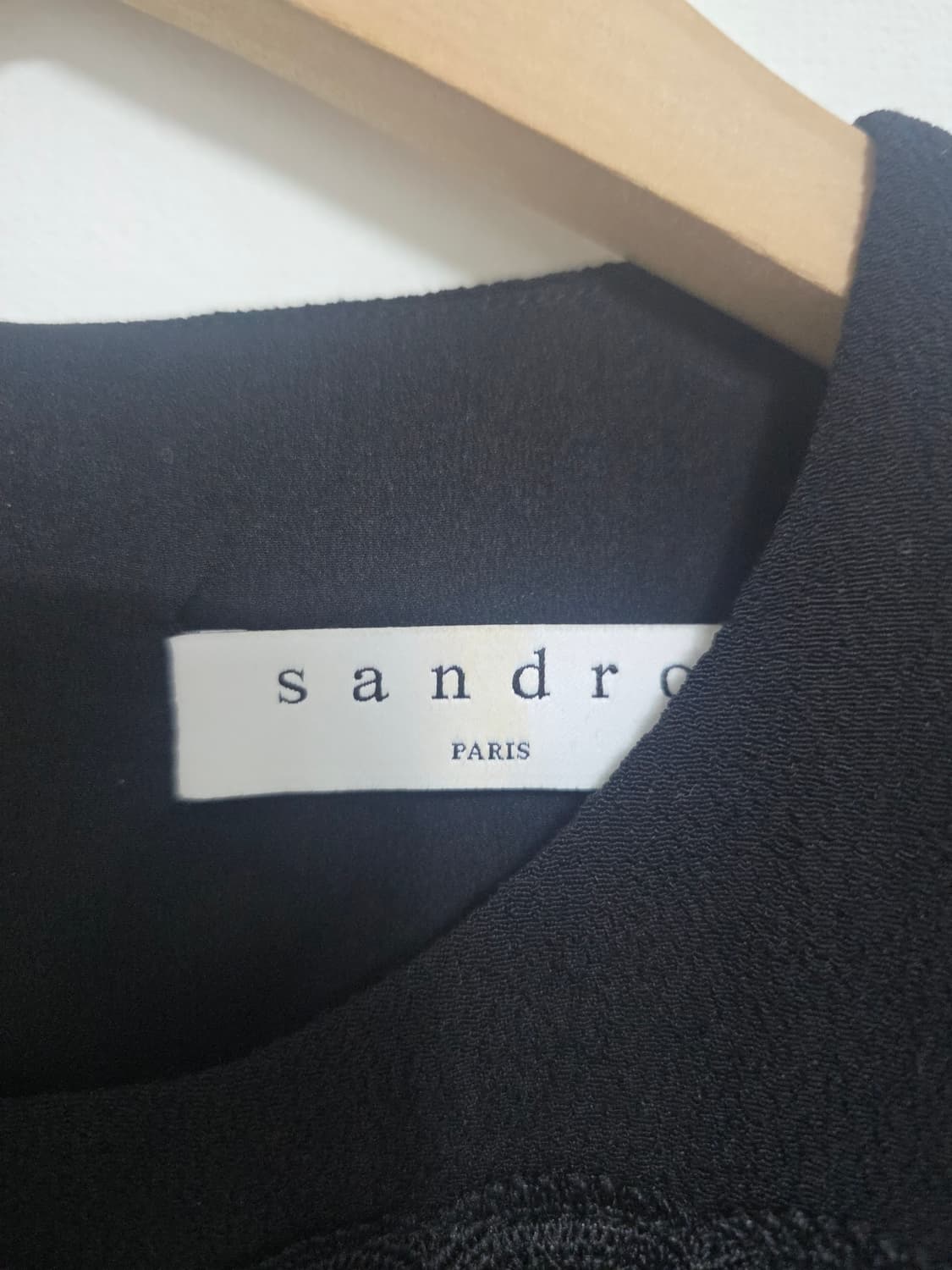 산드로 sandro 레이스 블라우스 블랙 55 상품이미지3