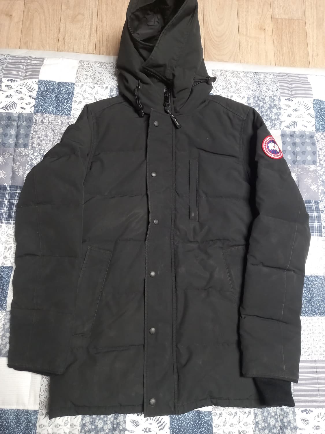 캐나다구스 패딩 블랙 S(실용95) 상품이미지1