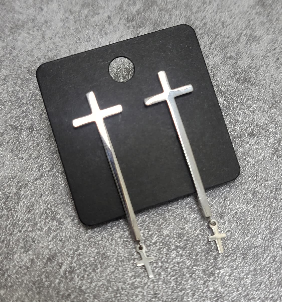 cross earrings 상품이미지1