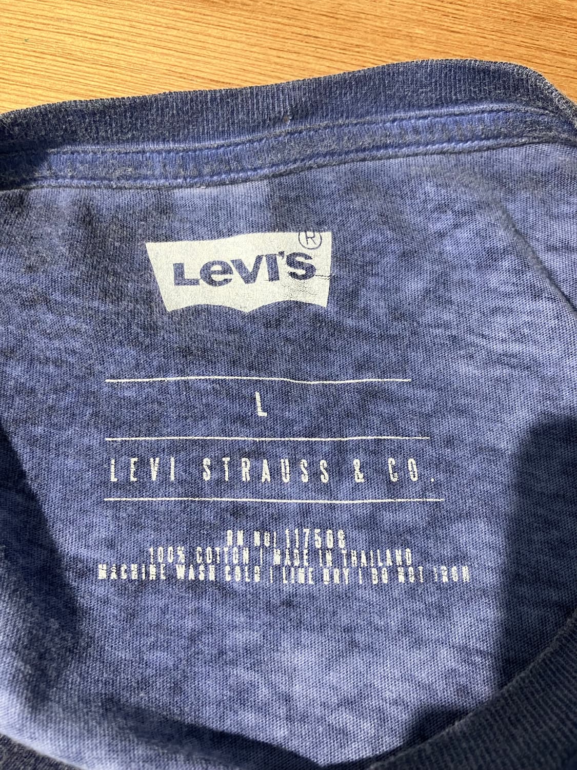 Levi's 캘리포니아 베어 워싱 반팔 티셔츠 L 상품이미지4