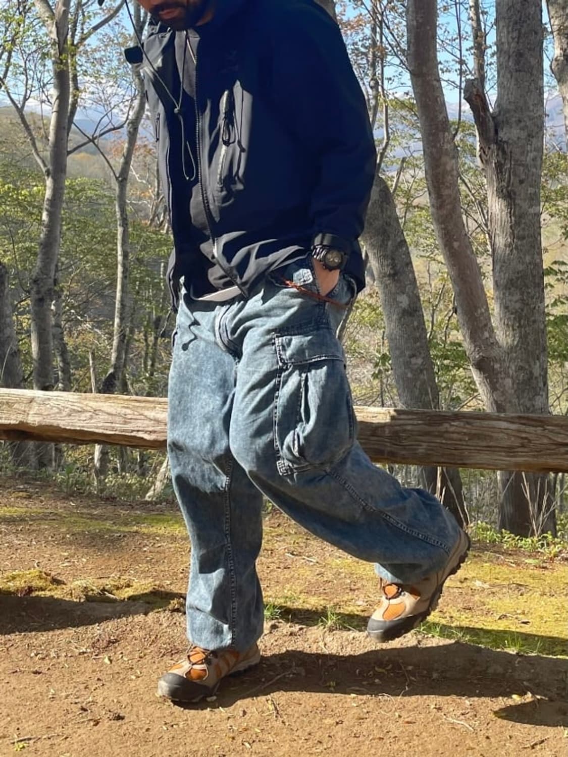 BEAMS Big 6 Pocket Denim Cargo Pants 상품이미지6