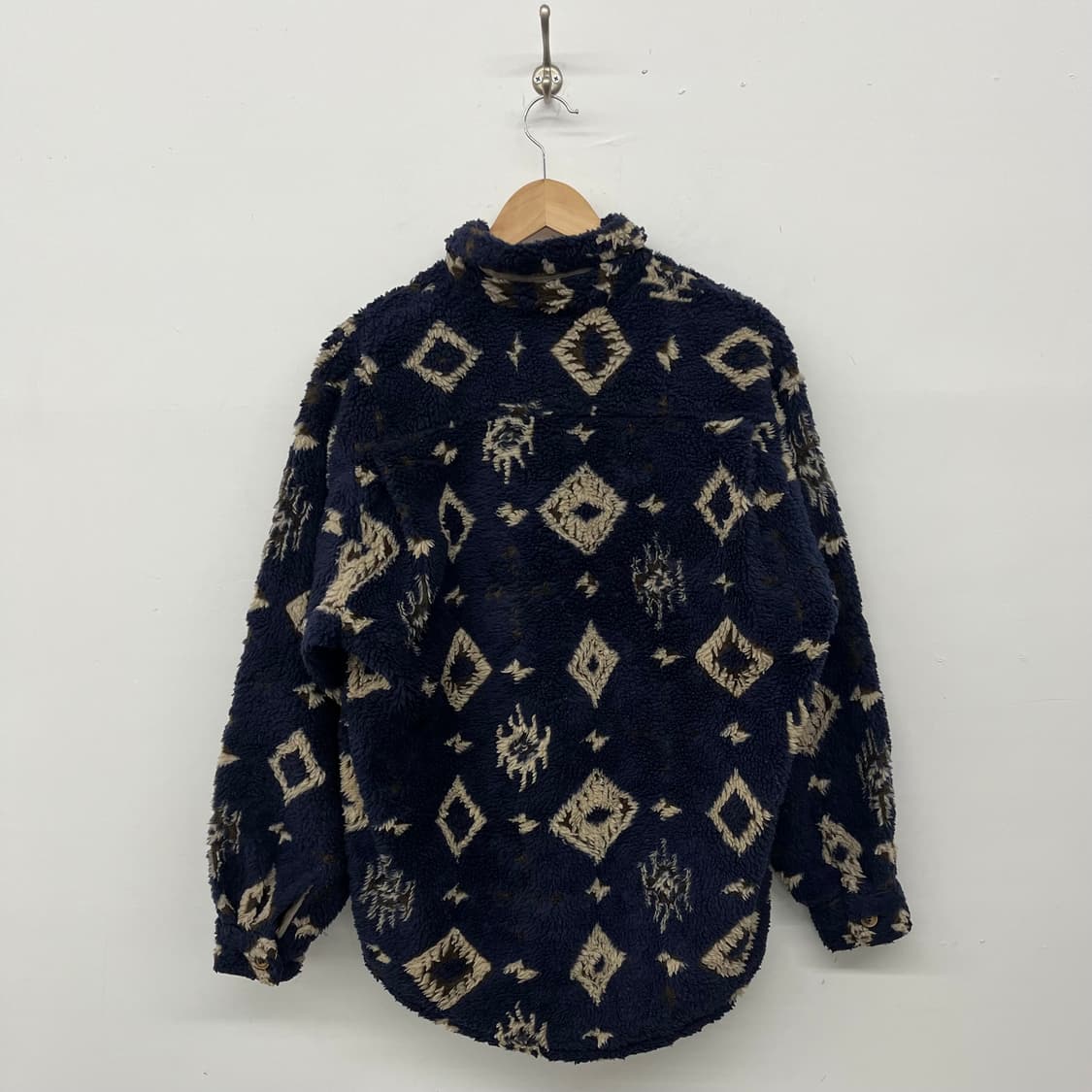 그라미치 패턴 플리스 집업 남m 상품이미지5