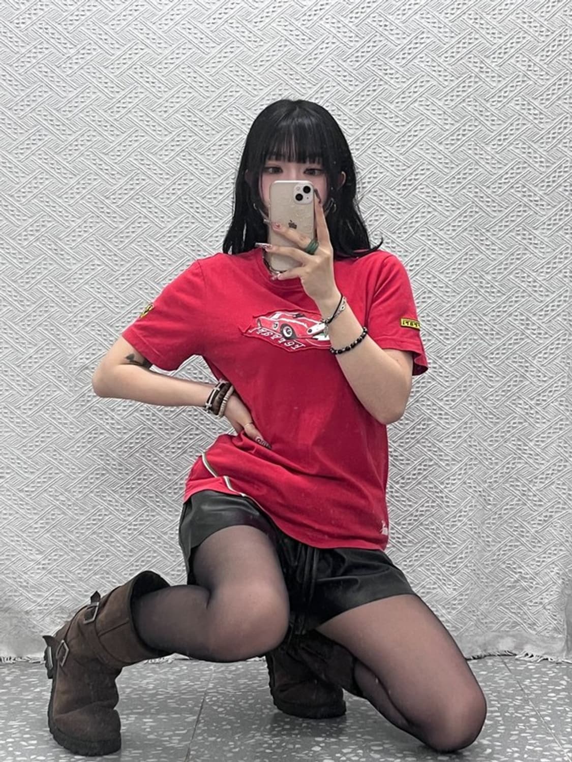 푸마 x 페라리 스트릿 펑크 모터 레이싱 반팔티 M C11614 상품이미지2