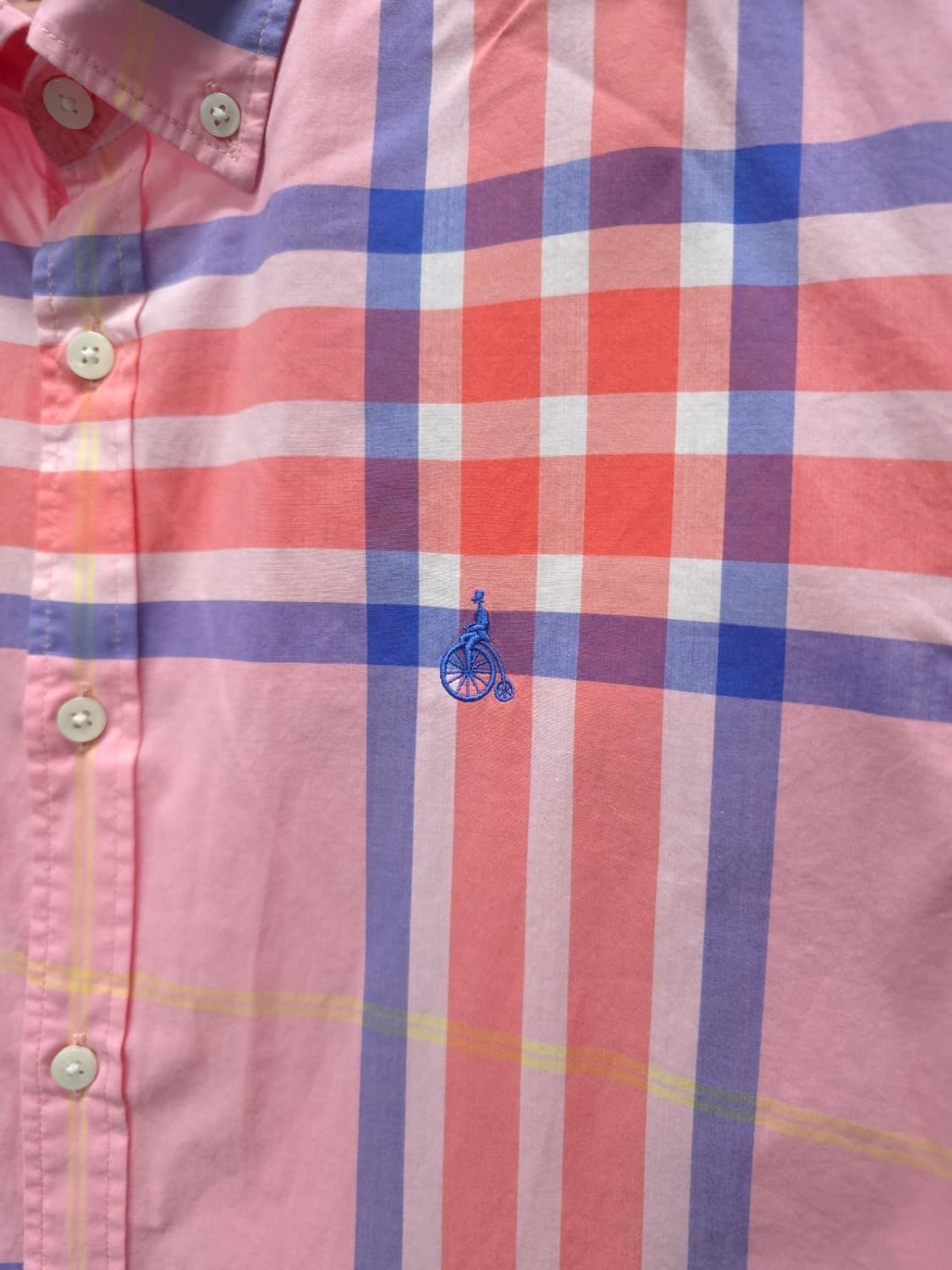 빈폴 봄여름 핑크체크 셔츠 ( 100~105) 상품이미지3