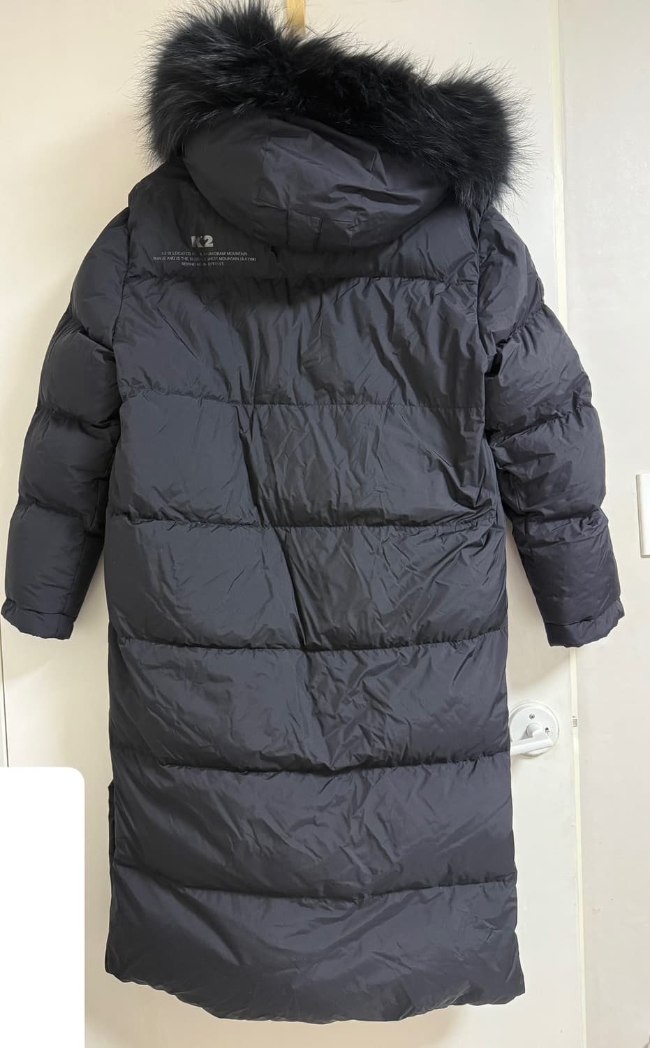 K2 구스 롱패딩 블랙 L(100) 상품이미지5