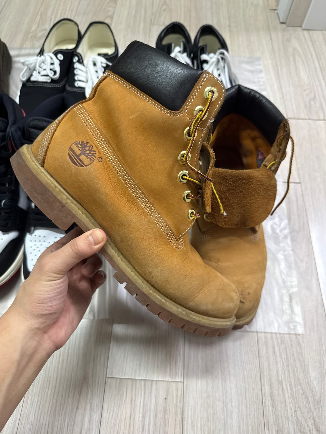 남성 6인치 프리미엄 옐로 워터프루프 워커부츠 상품이미지5