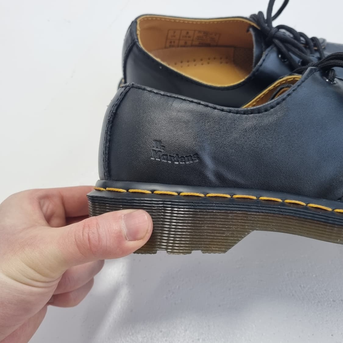DR.MARTENS 닥터마틴 1461 3홀 블랙 - 260 (US8) 상품이미지7
