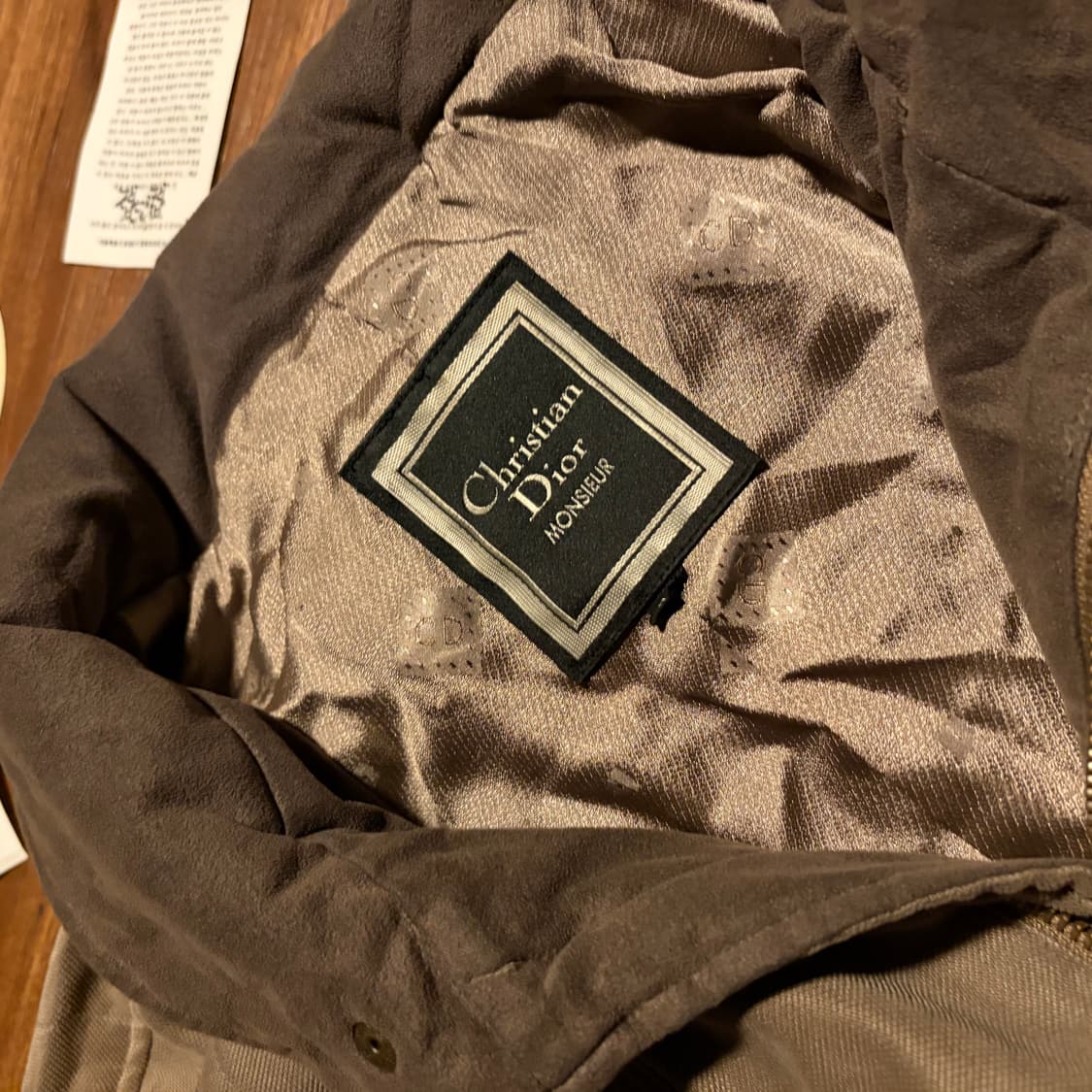 CHRISTIAN DIOR MONSIEUR BROWN ZIPUP COAT 상품이미지2