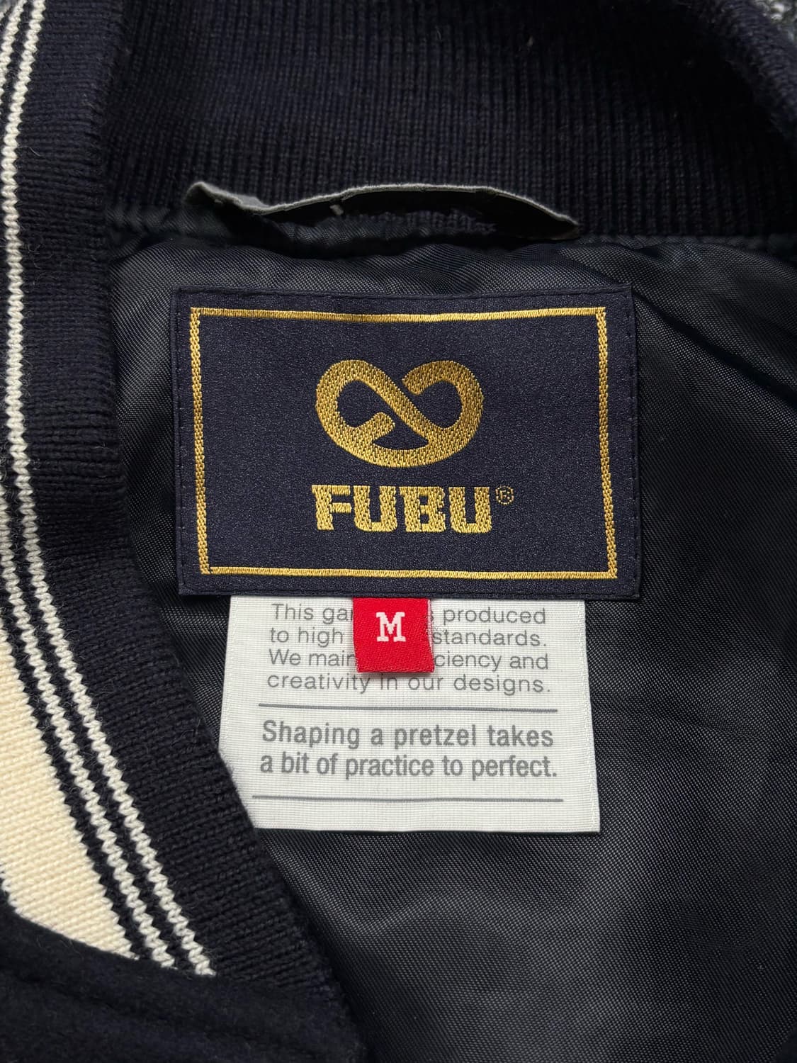 후부 네이비 울 바시티 자켓 상품이미지6