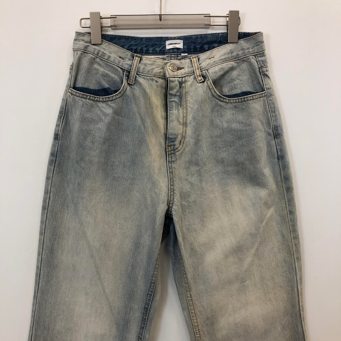 런던플랏 워싱 데님진 27 인치 상품이미지2