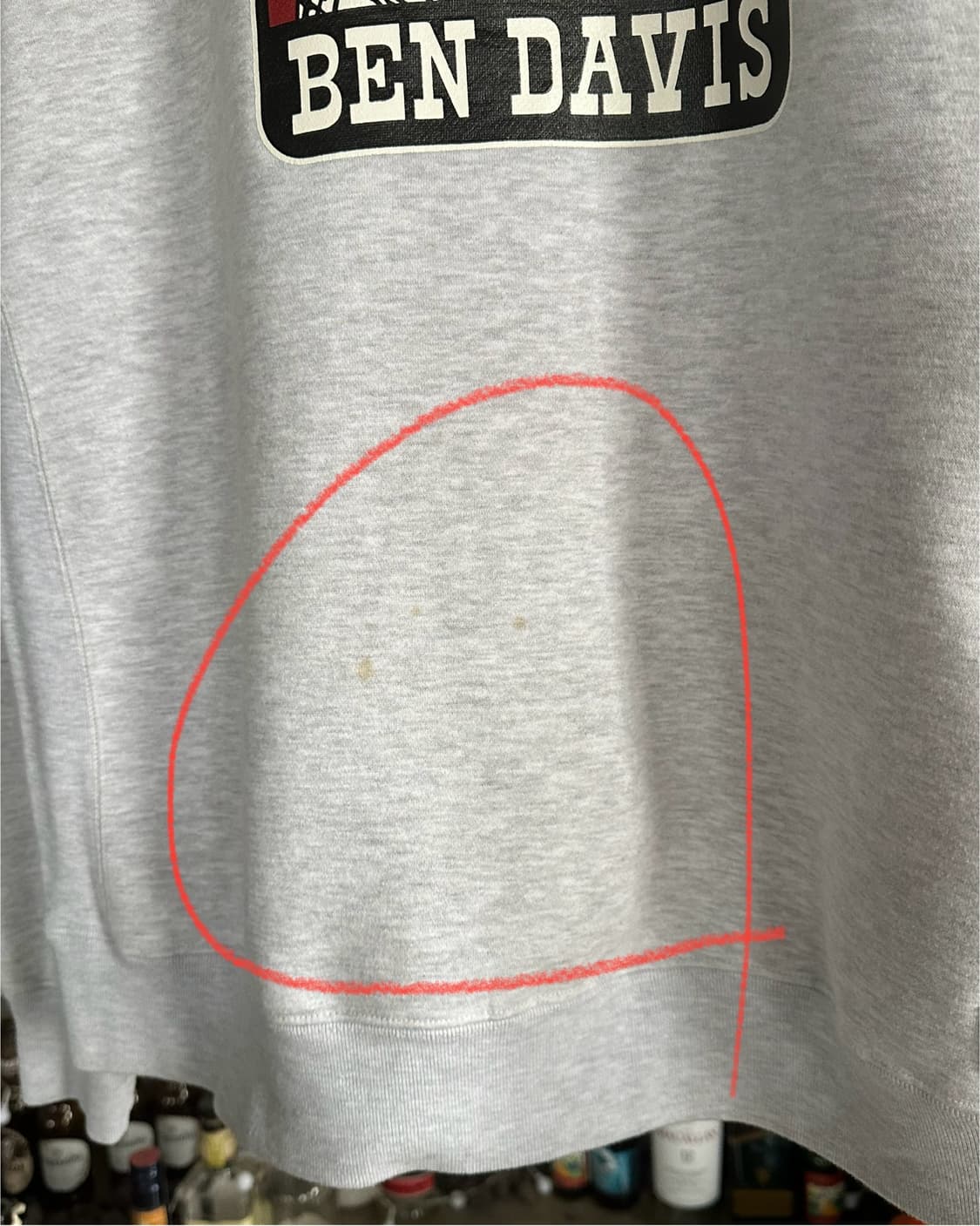 [XL]벤 데이비스 BEN DAVIS 프린팅 맨투맨 상품이미지7