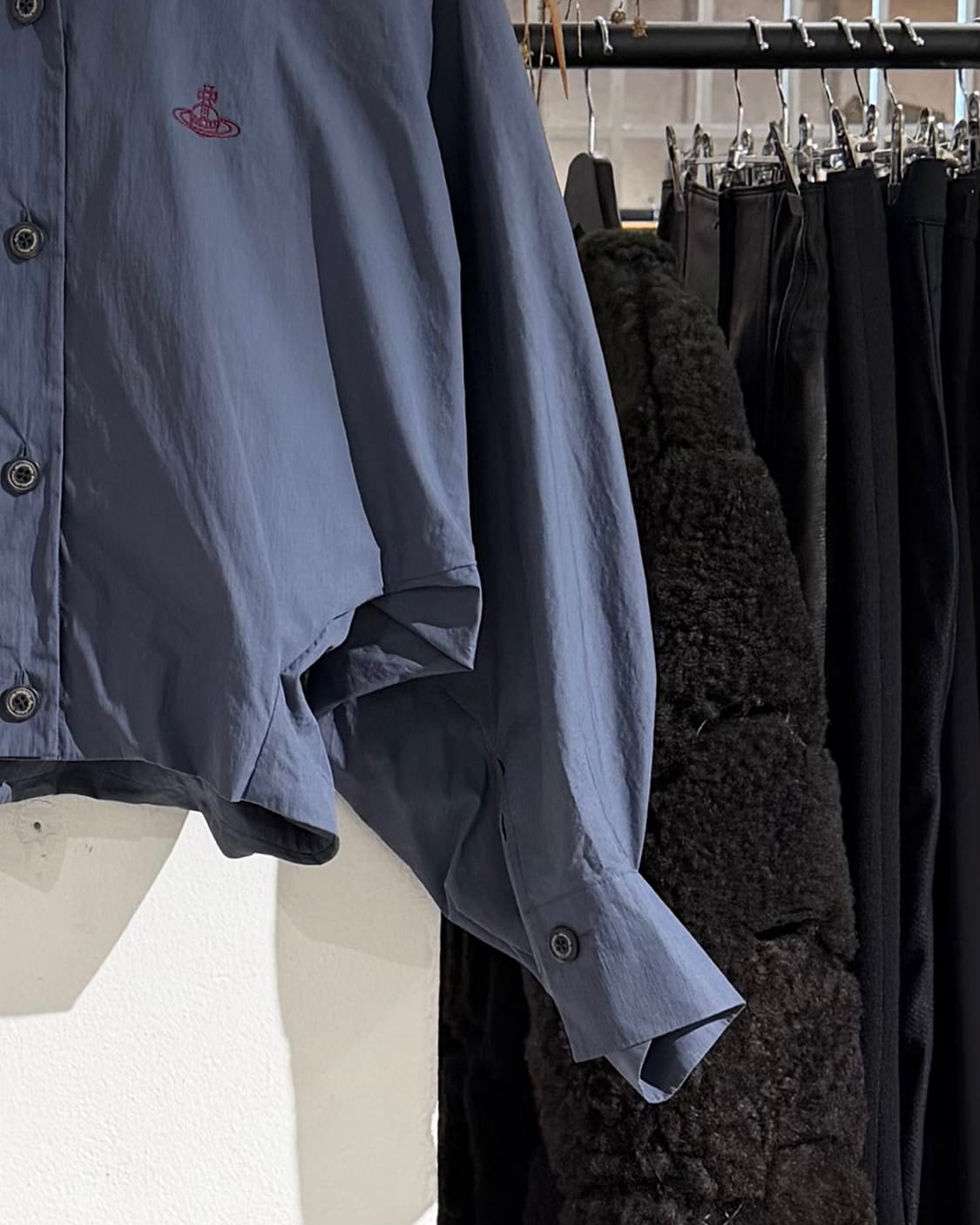 비비안웨스트우드 블루그레이 돌먼 슬리브 셔츠 상품이미지6