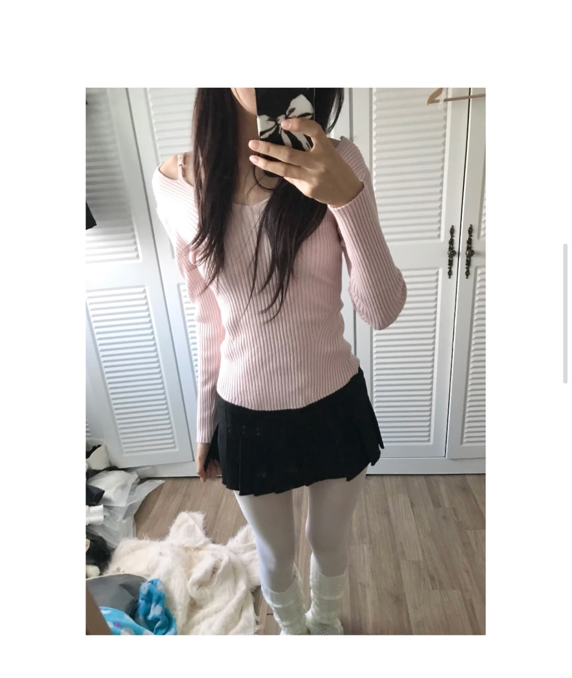 수지 핑크 니트 상품이미지3