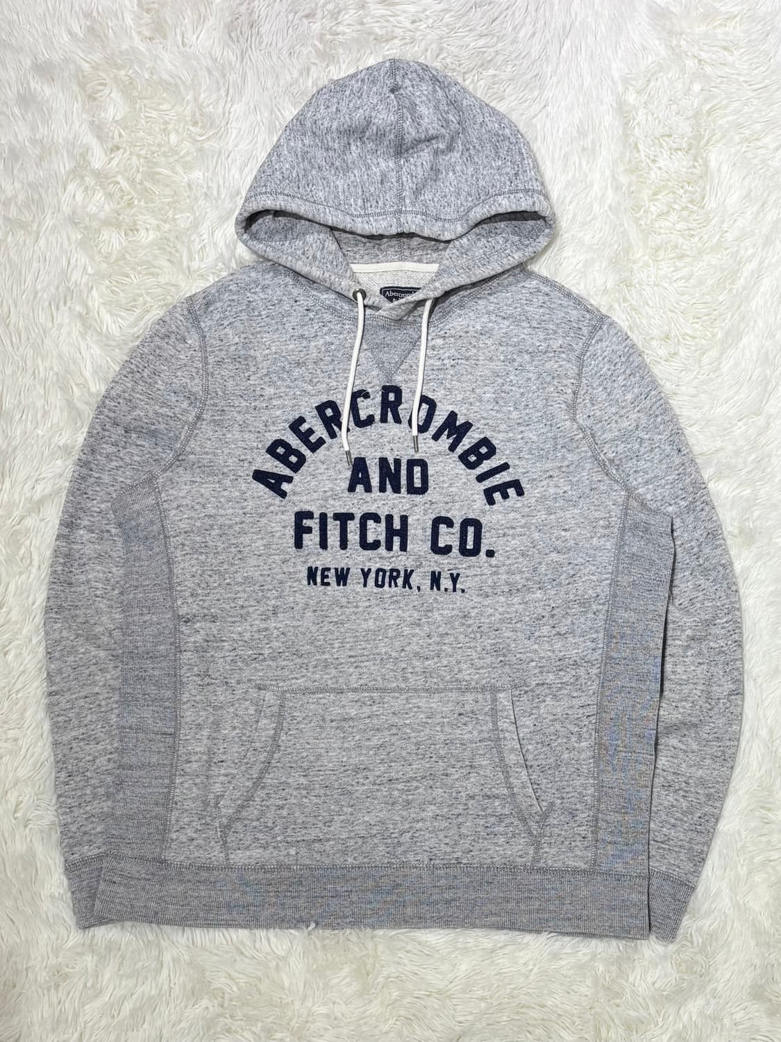 아베크롬비 헤더그레이 빅로고 후드 상품이미지3