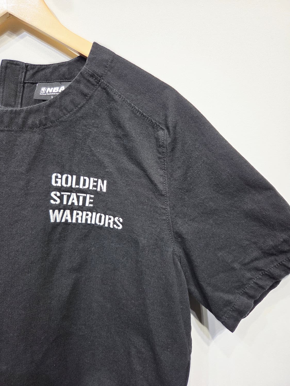 NBA. 남자 골든스테이트 워리어스 반팔 티셔츠 블랙_L 상품이미지3