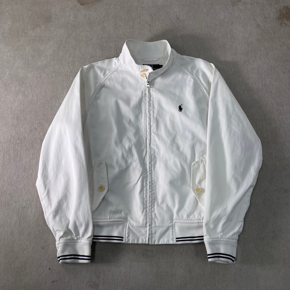100 폴로랄프로렌 화이트 바라쿠타 블루종 자켓 상품이미지1