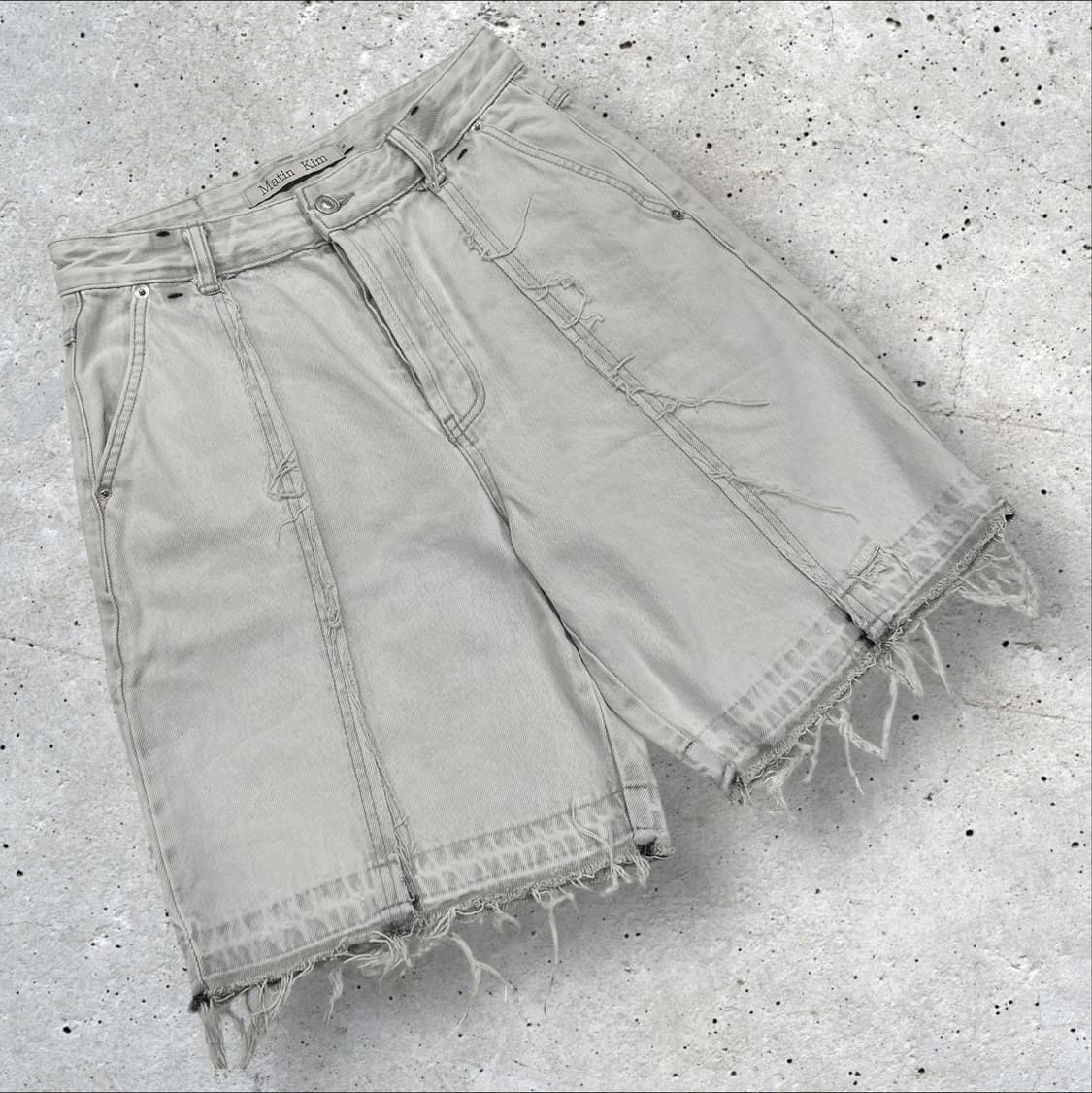 [S] 24s 마뗑킴 데님 반바지 컷오프 디자인 상품이미지1