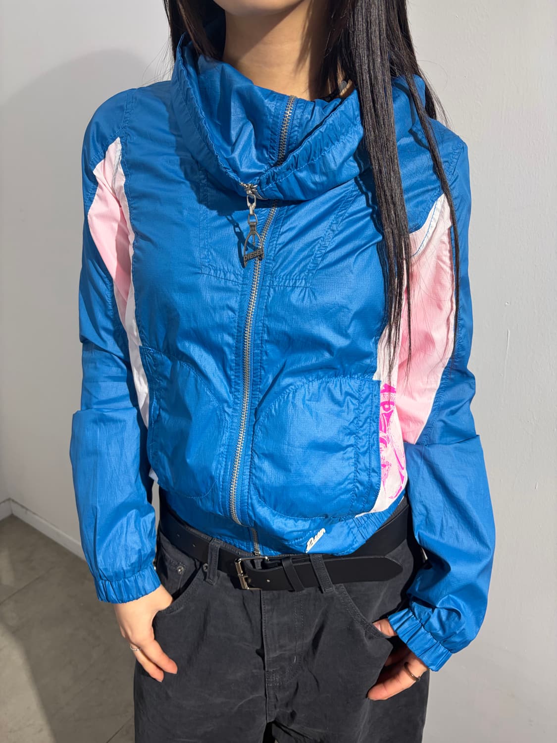 디젤 하이넥 바람막이 자켓 상품이미지4