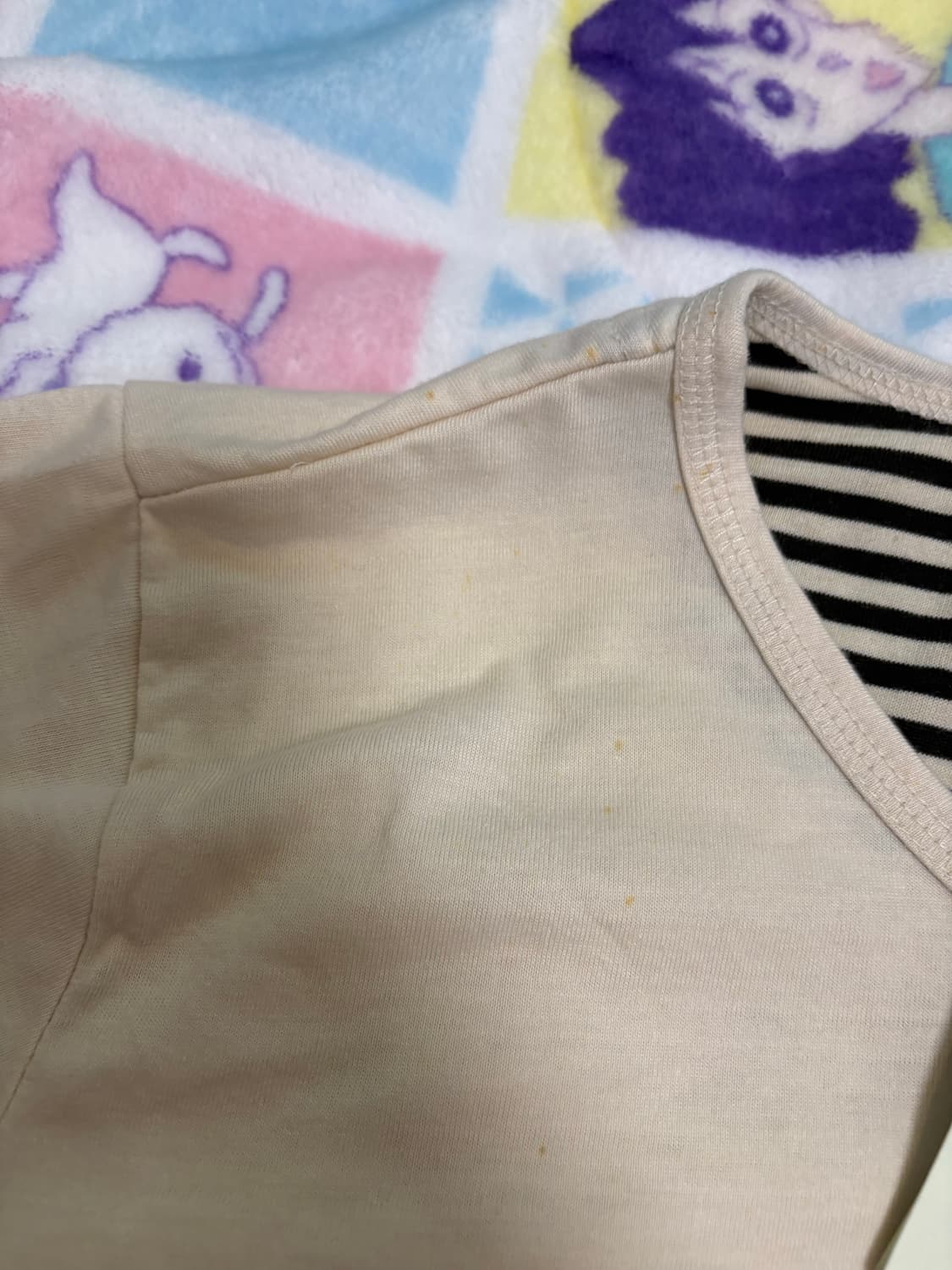 강아지 일본 빈티지  티셔츠 모리걸 캐릭터 하구미 y2k 반팔 리락쿠마 상품이미지4