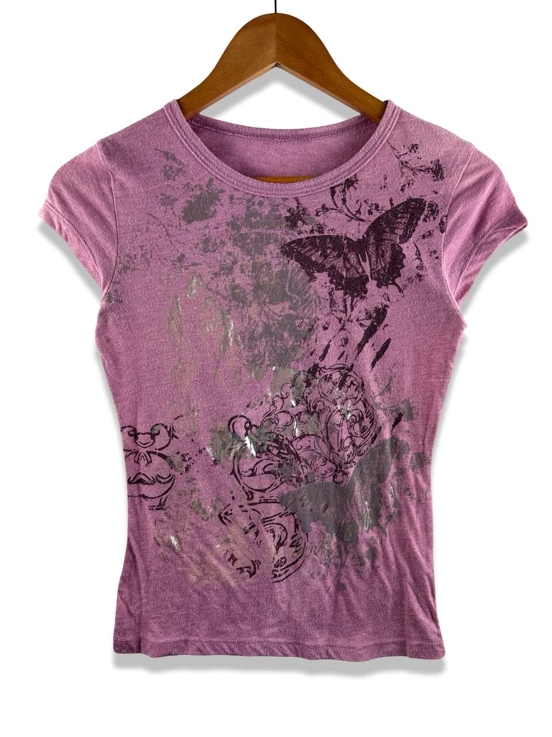 JPN Y2K 버터플라이 반팔티3035 상품이미지1