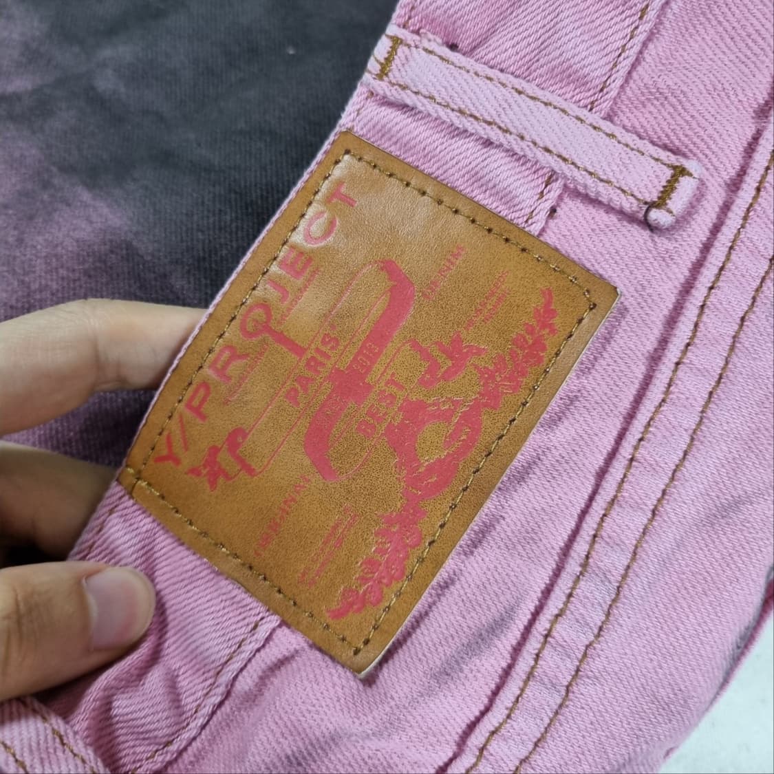 ( 30인치 ) 와이프로젝트 핑크 데님 팬츠 상품이미지4