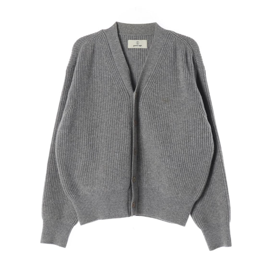 YEARS AGA 로버 울 가디건 멜란지 그레이 L 상품이미지1