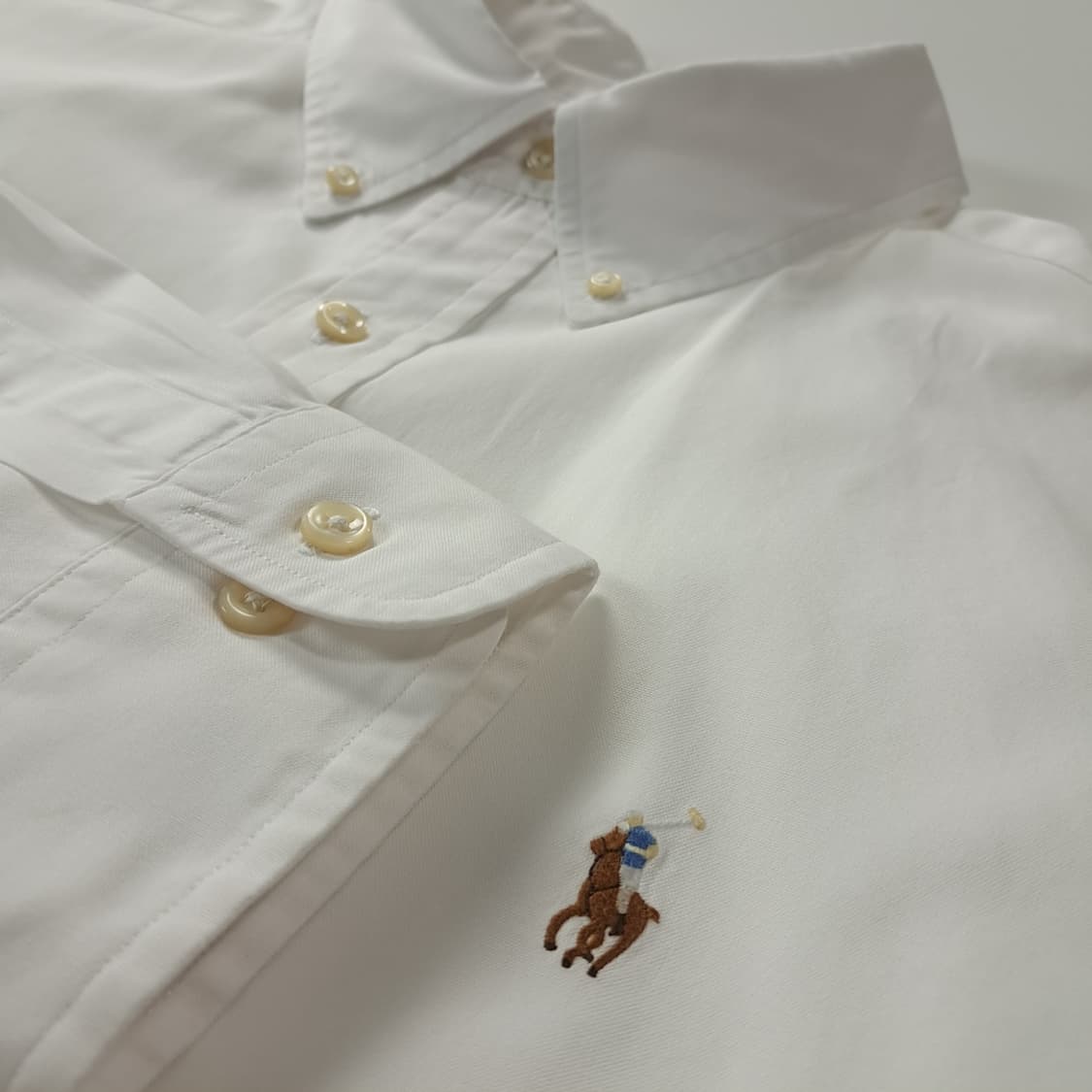 CK415 XL 폴로 00s 멀티포니 화이트 셔츠 남방 상품이미지4