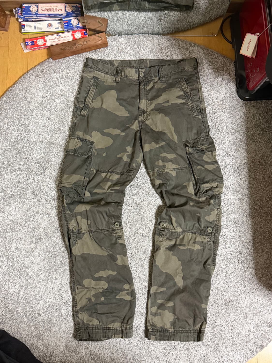 00s 유니클로 카모 카고팬츠 상품이미지1