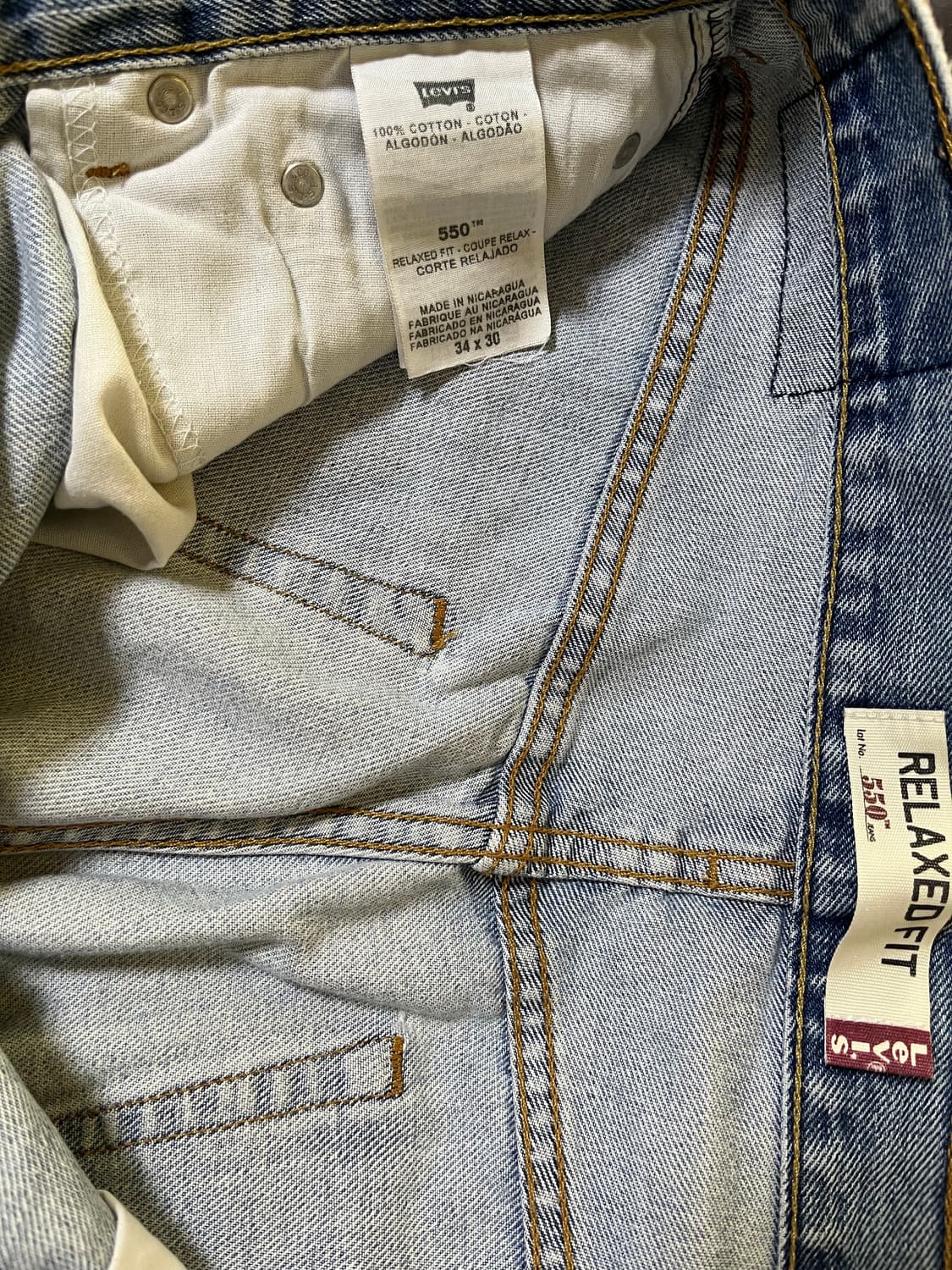 00’s Levis 550 34x30 상품이미지4