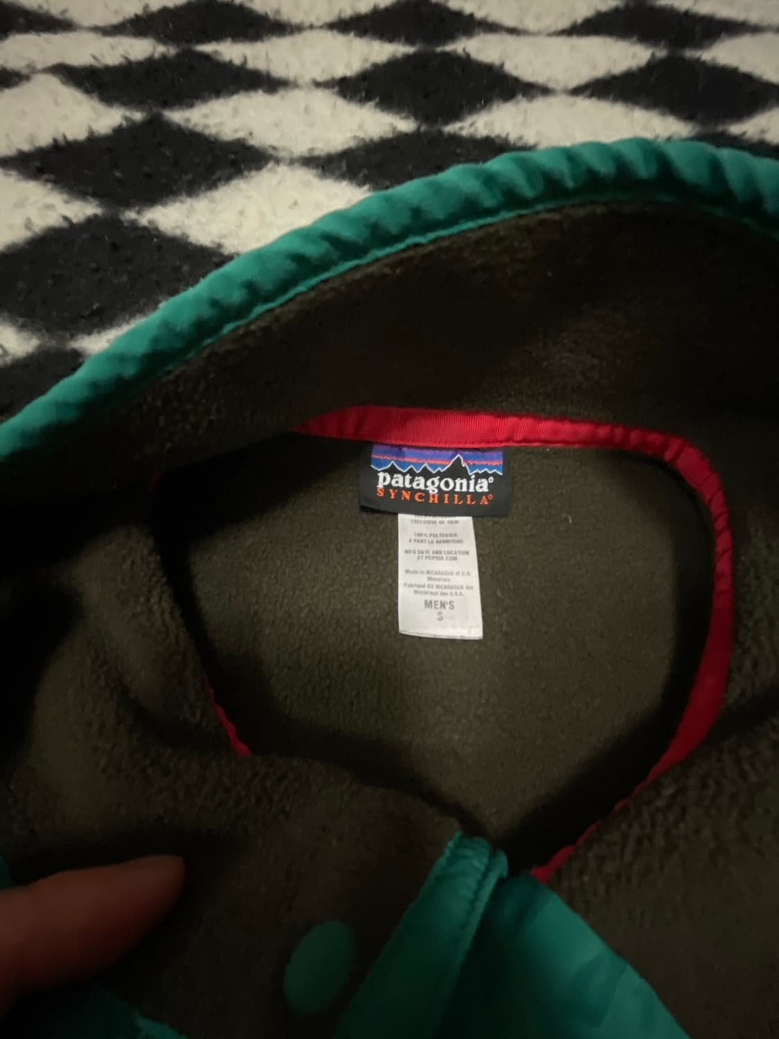 Patagonia 신칠라 브라운&그린 상품이미지2