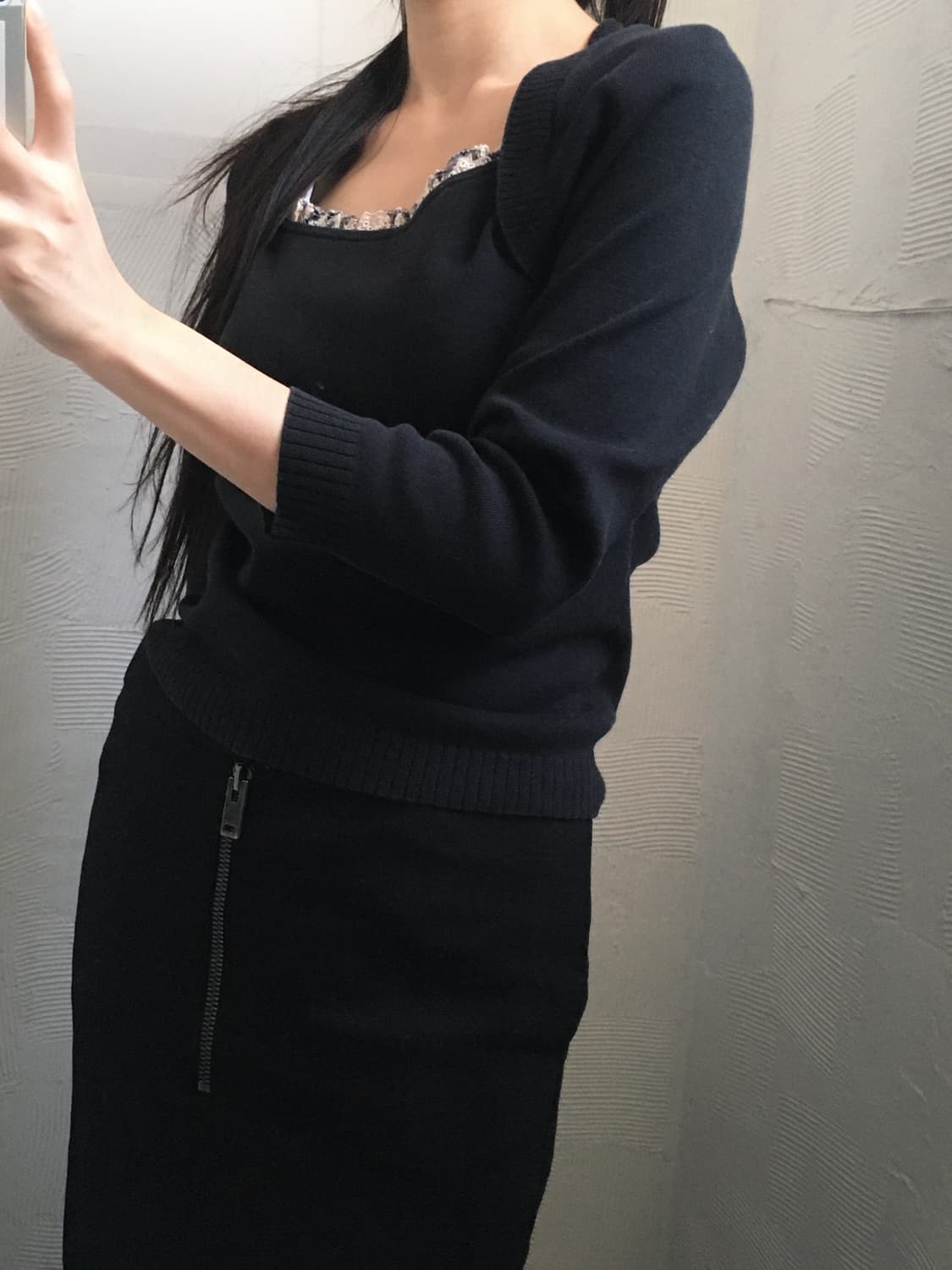 Burberry 버버리 블랙 레이어드 롱슬리브 상품이미지3