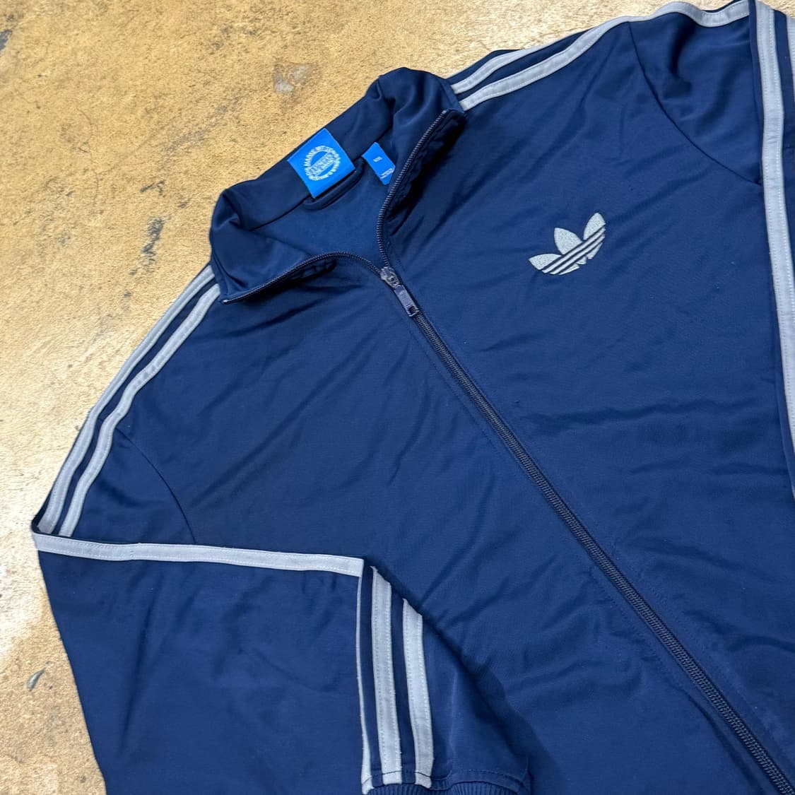 아디다스 네이비 그레이 구파 져지 트랙탑 105 상품이미지1