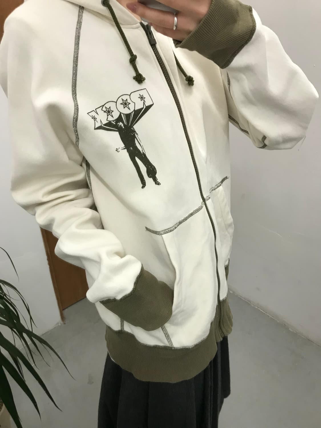 HYSTERIC GLAMOUR Rock Zip Hoodie 상품이미지4