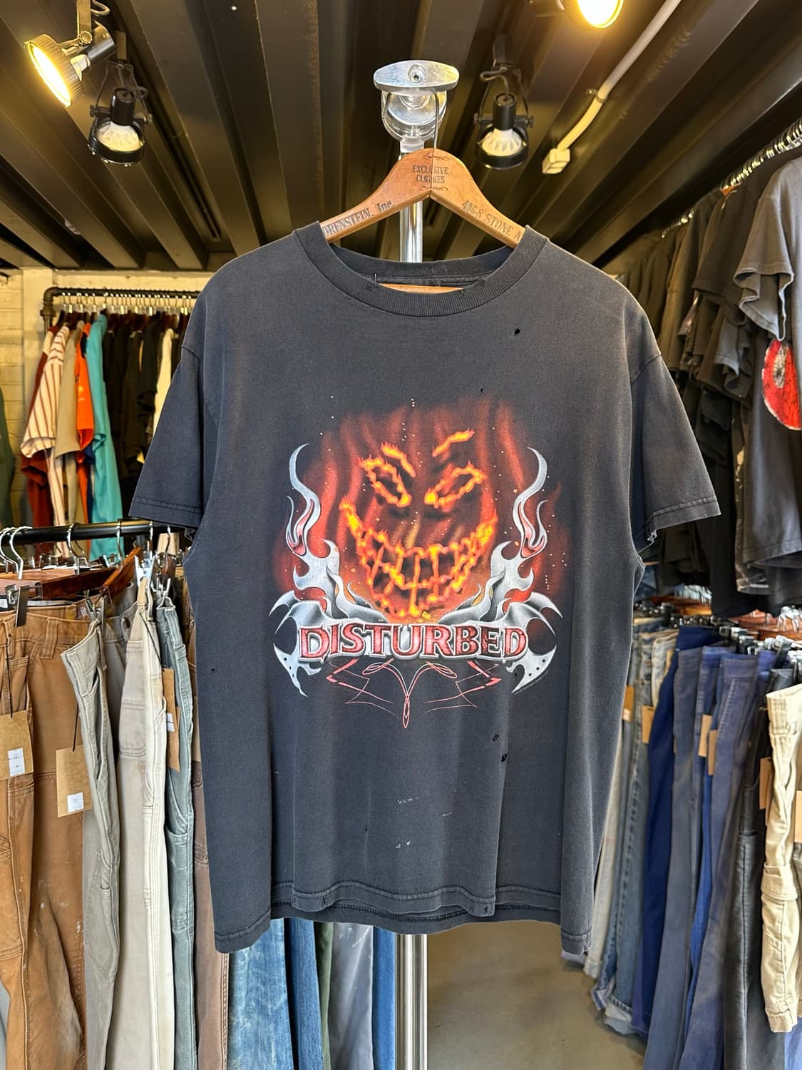 디스터브드 Disturbed 락밴드 페이드 프린팅 티셔츠 상품이미지1