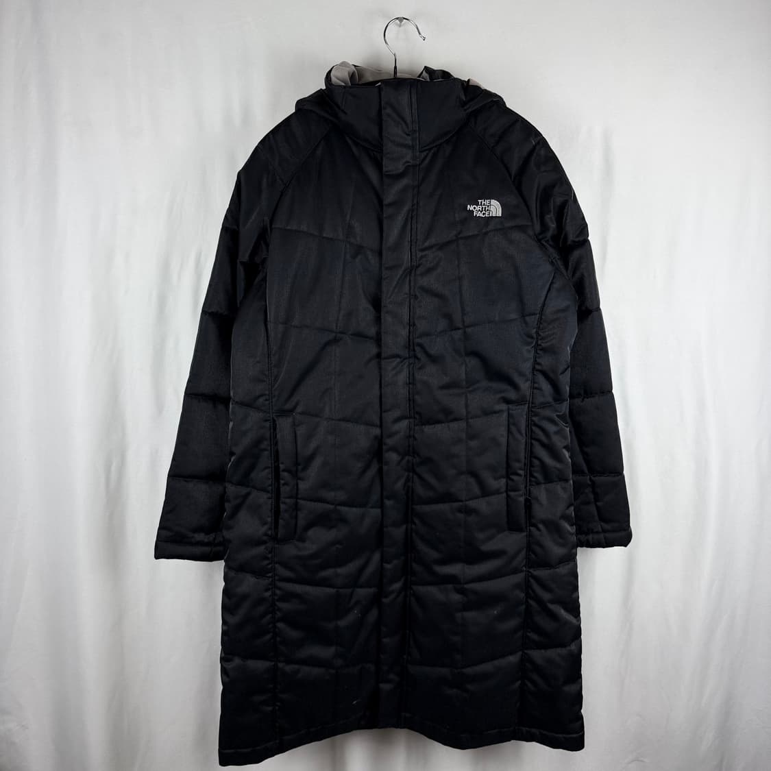 (무료배송)XL) 노스페이스 우먼스 누빔 롱패딩 새틴블랙 상품이미지2