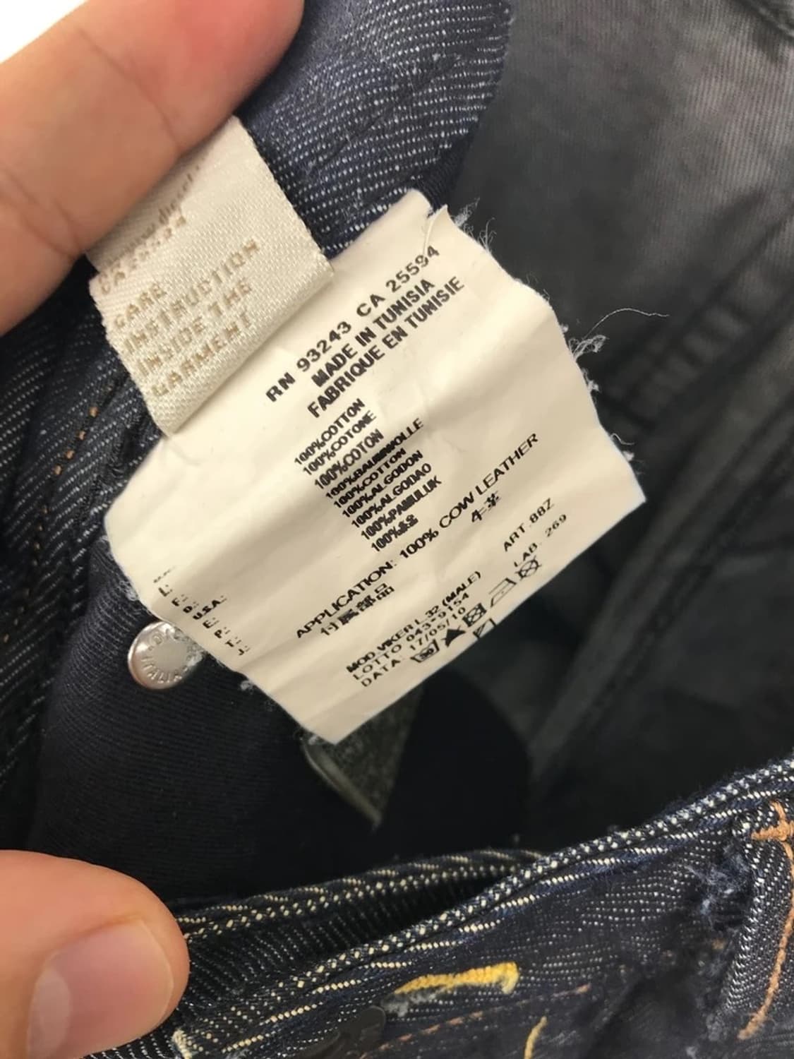 Diesel Industry Dark Denim Jeans 상품이미지10