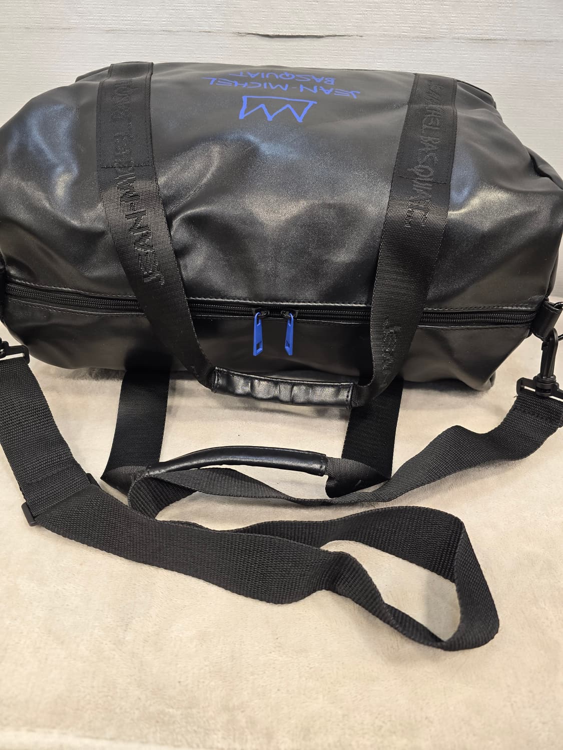 장 미쉘 바스키아 블랙 보스턴백 여행가방 상품이미지5