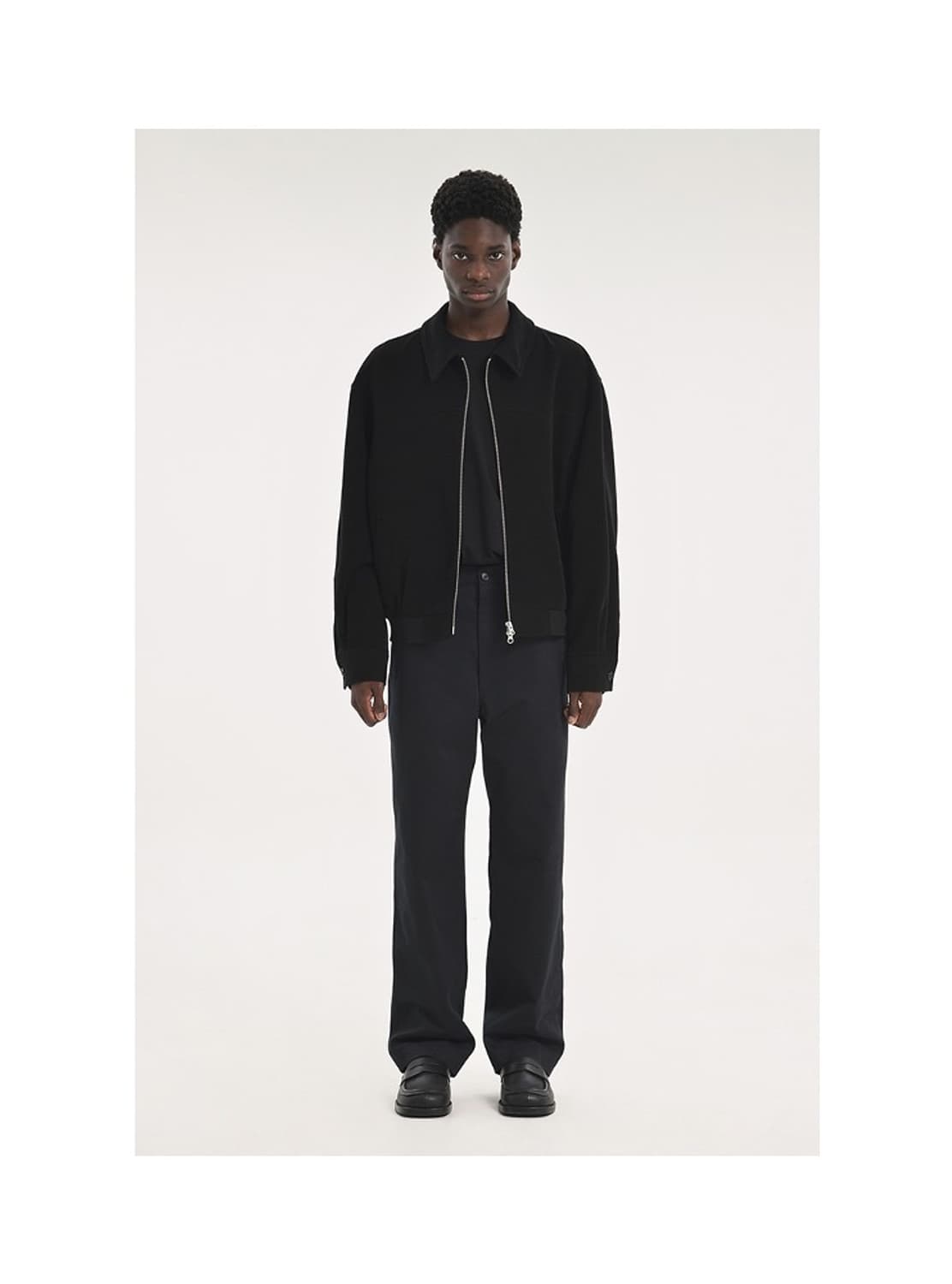 [4] 브라운야드 몰스킨 웨스턴 블루종 블랙 상품이미지1